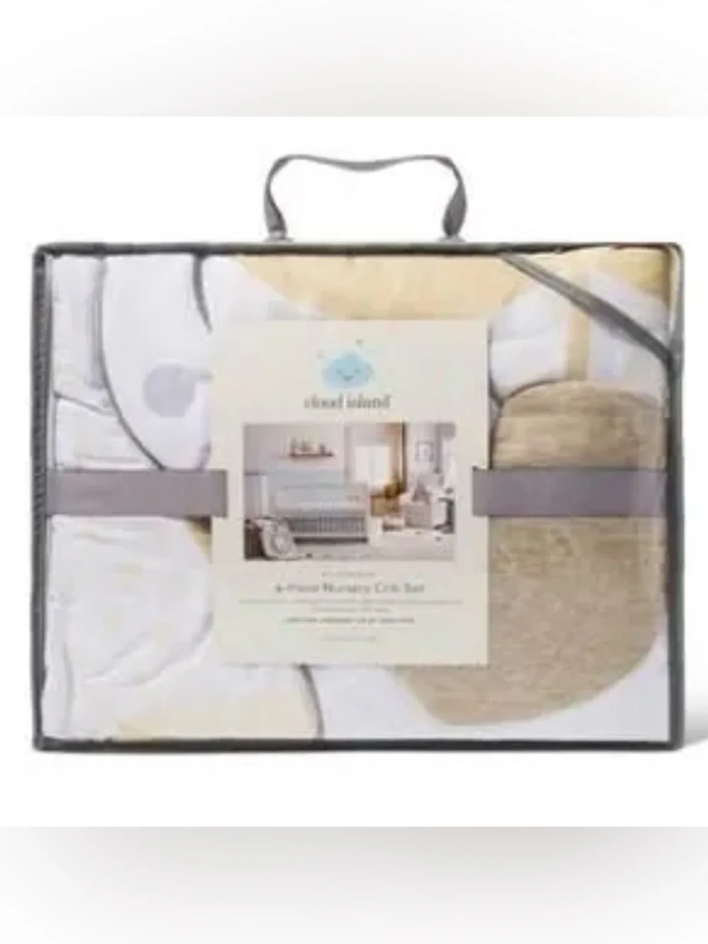 Crib Bedding Set Animals 4pc - Cloud Island™ White/Beige
